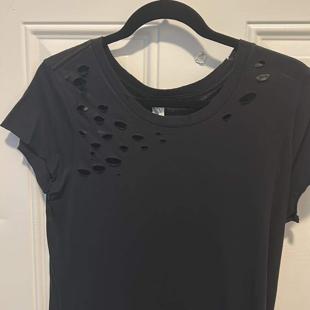 Alternative Black Cut Out T-Shirt
